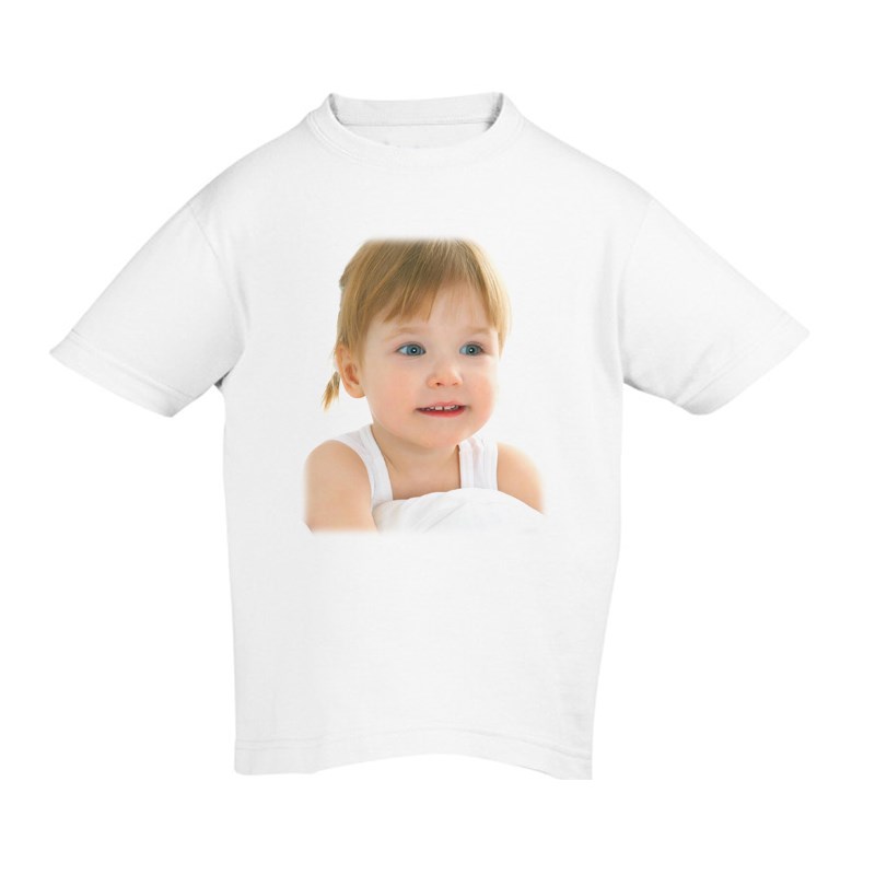 T-Shirt bimbo Cotone con foto